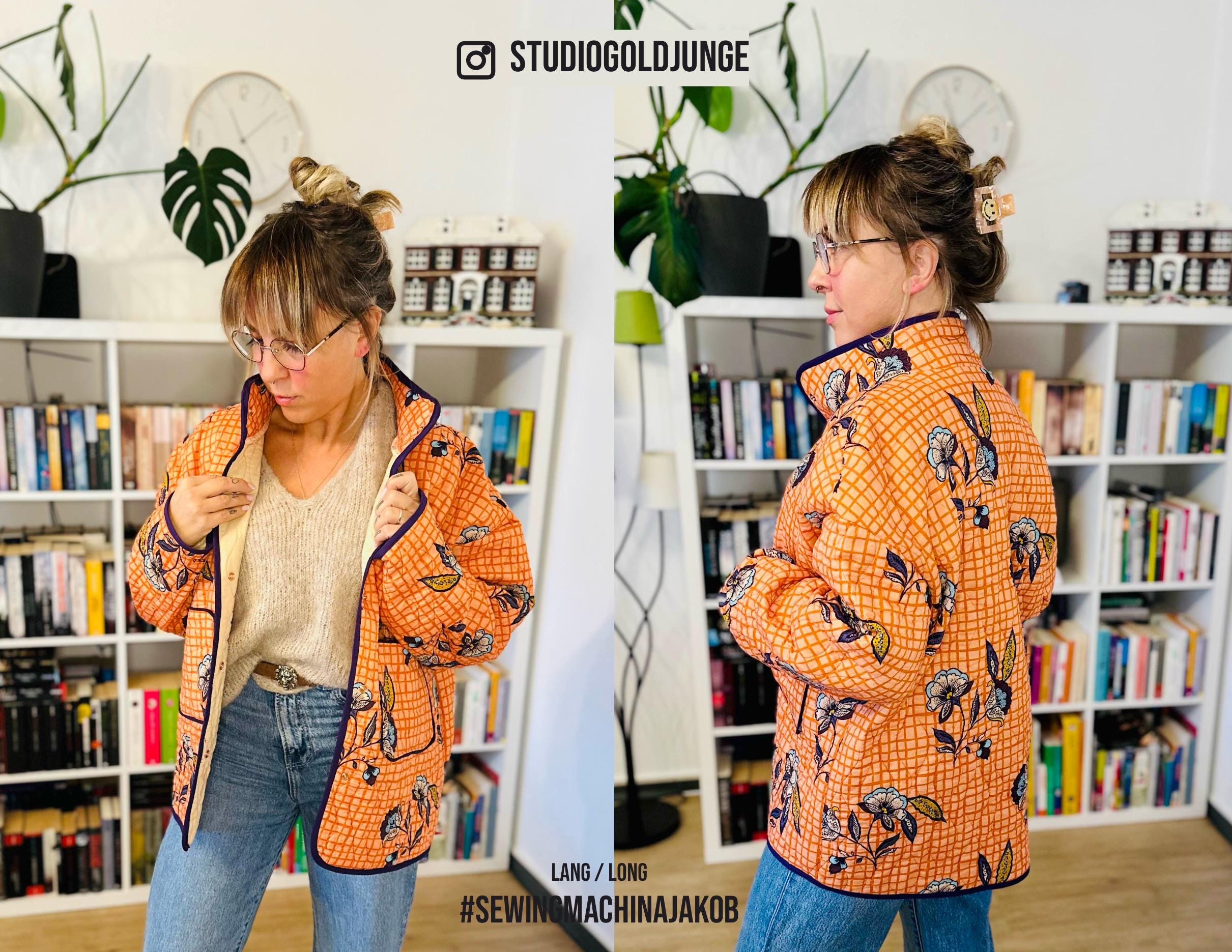 Oversize Jacket Jakob / PDF Sewing Pattern / Video Tutorial / Mix