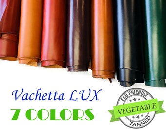 Vegetable Tanned Vachetta 100% Real Natural Leather 