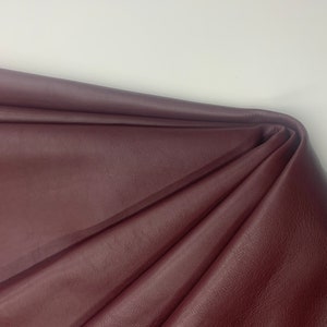 Burgund Leder Nappa Vollnarbenseite | 1mm | 100 ml | echtes naturbelassenes Leder | Vollseite Ausblenden | vorgeschnittene Blätter Tafeln Bild 5