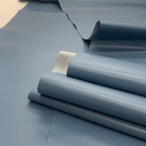 Pelle blu pastello nappa chiara pieno fiore lato / 1 mm / 3 oz / vera pelle naturale genuina / lato intero in pelle / pannelli in fogli pretagliati