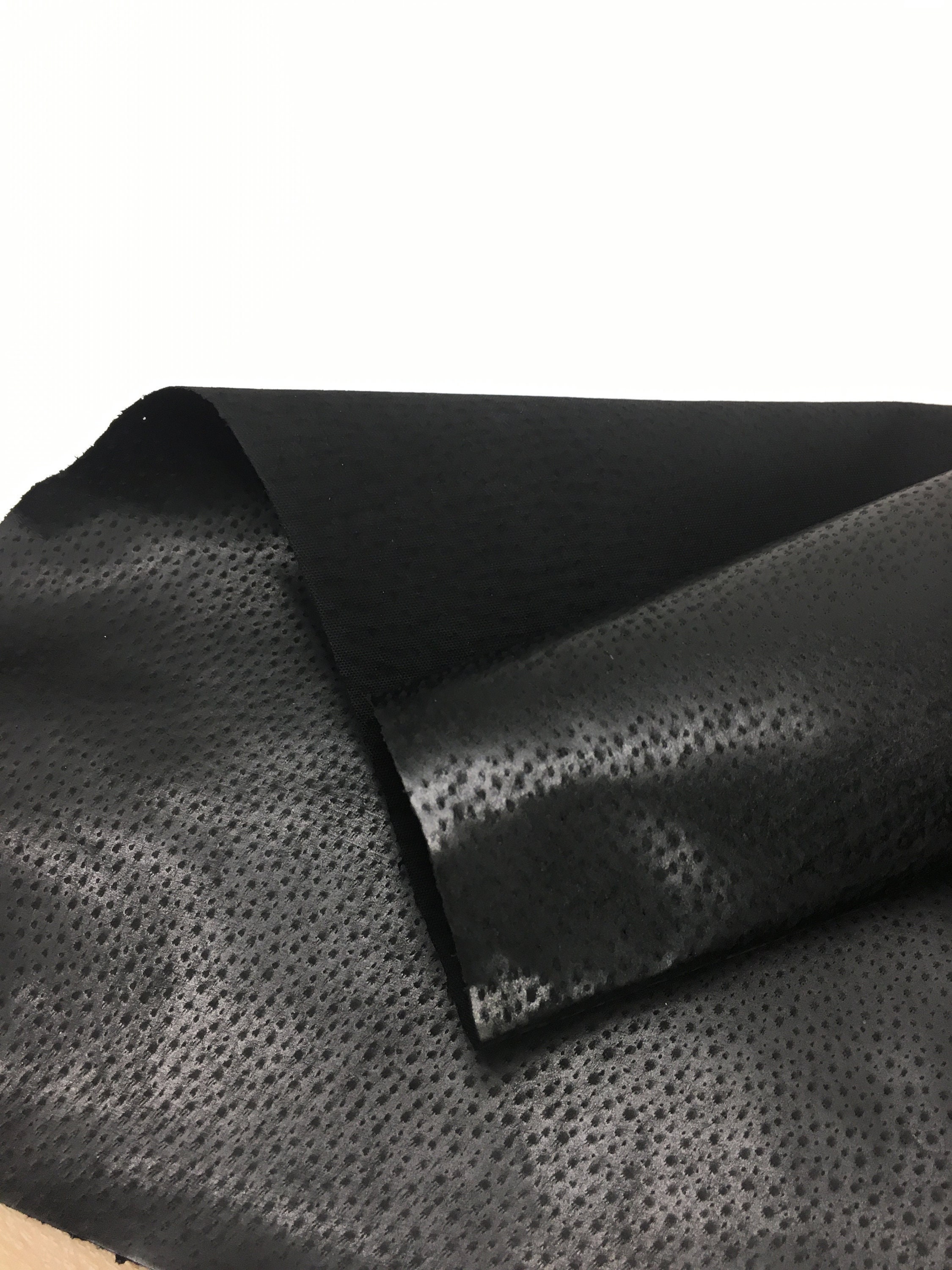 Black Glazed Pig Skin Thin 0.6mm 1 2 Oz Stiff Temper Etsy UK