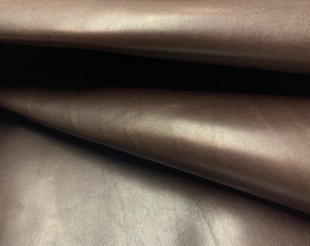 Dark Brown leather |1 mm 2-3 oz | glossy finishing medium soft