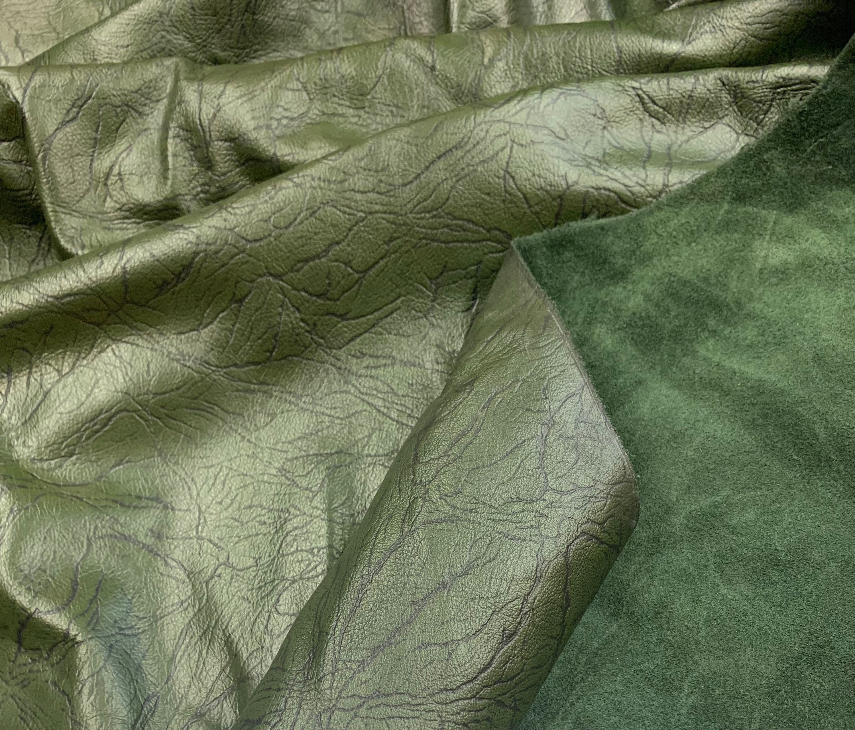 Dark Green Leather Emerald Soft Cow |1.2mm | 3oz | Real Natural 