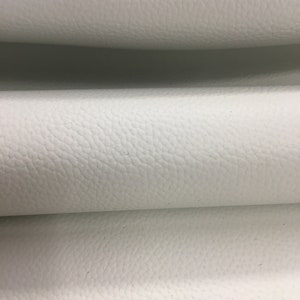 Pelle Nappa Bianca / Grana Piatta / 2,0 mm 5 OZ / Lato in vera pelle naturale