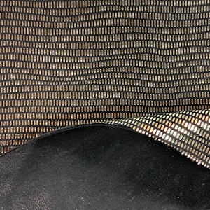 Leather Gold black sheep thin 0.8-1 mm for clothing crafters bags wallets shoes accessories