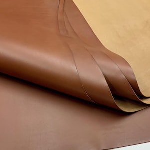 Couro marrom 100% legítimo | 1,6 mm 4 oz | painéis de folhas pré-cortadas para estofamento de sapatos, bolsas e artigos de couro