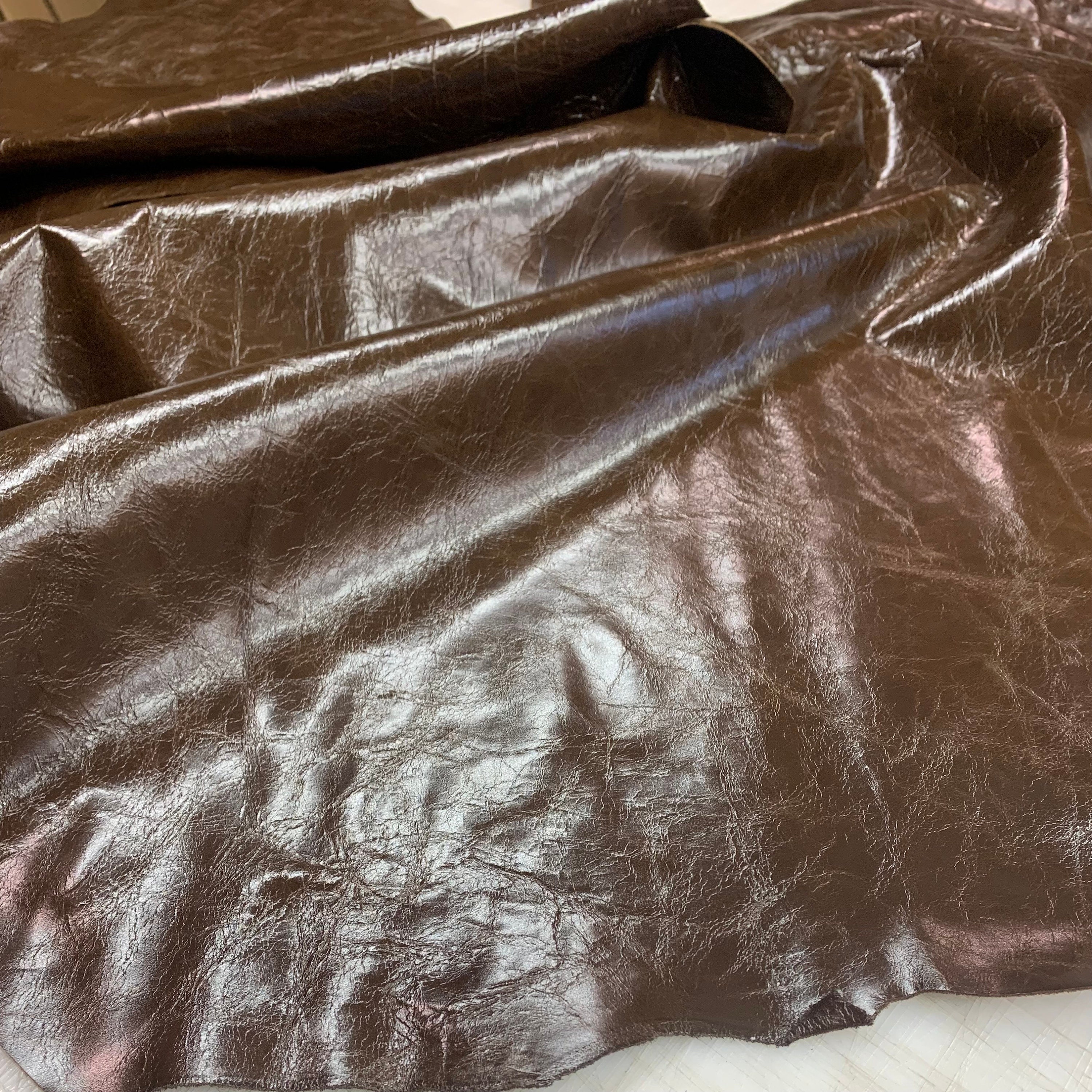 Oil Tan Leather Scrap - 5lbs