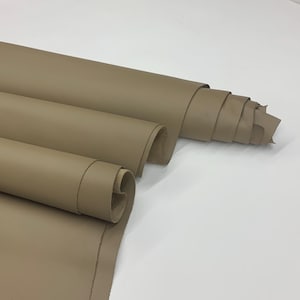 Bruin kaki leer 100% echt | 1,2 mm 3 oz | voorgesneden platen panelen voor leren tassen schoenen bekleding