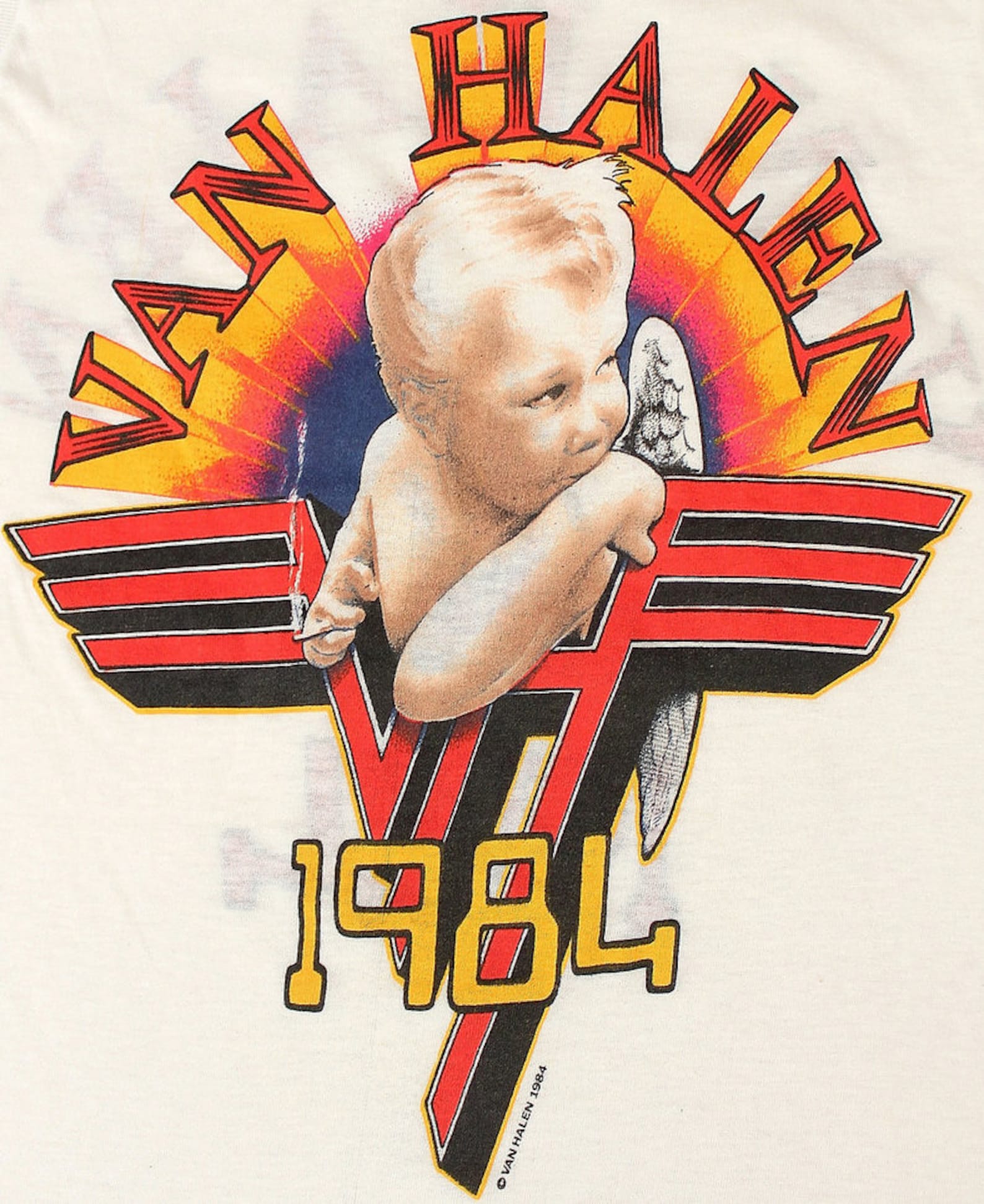 Van halen can t stop. Van halen 1984 футболка. van halen – 1984.