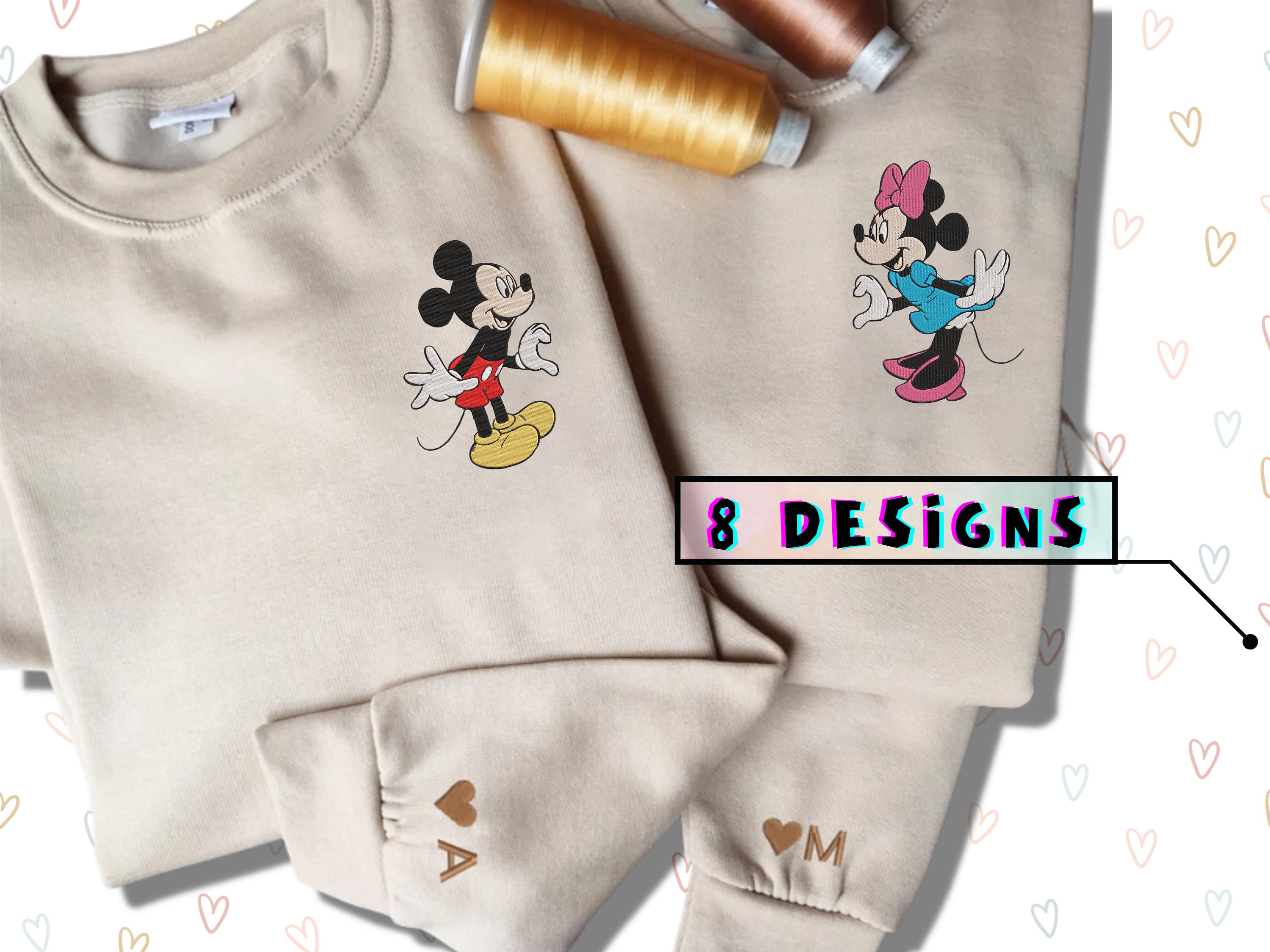 Mickey and minnie couple sweater - Etsy España Mickey and minnie couple sweater - Etsy España