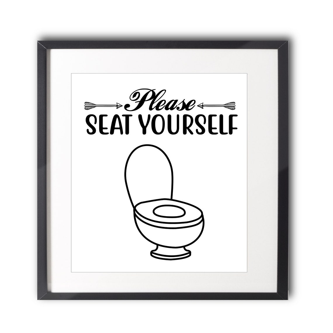 Bathroom Wall Art Funny Bathroom Decor Bathroom Printable - Etsy