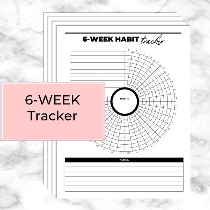Habit Tracker Bundle Daily Weekly Monthly Printable Download - Etsy