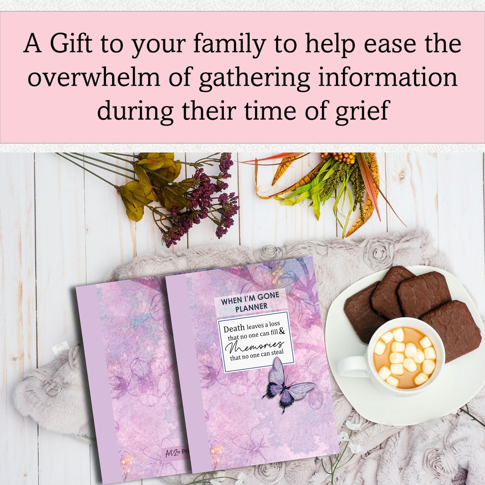 End of Life Planner Printable, Final Wishes Estate Planner, Funeral