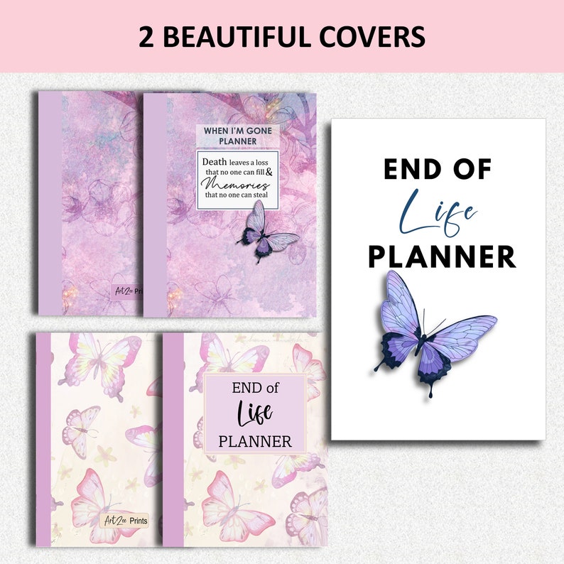 End Of Life Planner Printable Final Wishes Estate Planner Etsy de