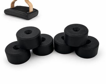 6x Stressless Ottoman Replacement Feet 08005081 | PETG Gliders Ekornes Compatible | Repair Kit | Made in Germany