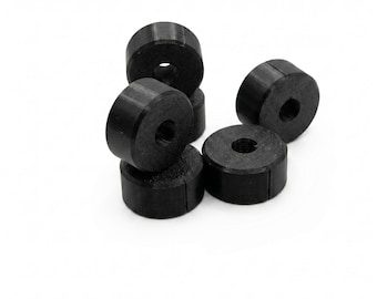 6 patas de repuesto para otomana Stressless 08005081 | Compatible con deslizadores PETG Ekornes | Kit de reparación | Fabricado en Alemania