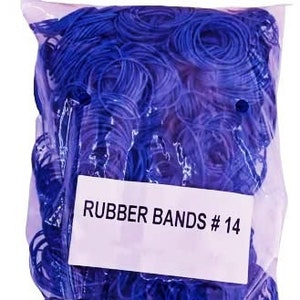 Rubber Bands Size #14 Approx 2300 Bands 1 lb Bag rubber band Office home Supply File Folder Strong Elastic Rubber Bands