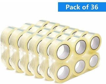 2 Pack Clear Packing Tape Heavy Duty, 2 Inch X 110 Yards Per Roll, Wide - Foto 12