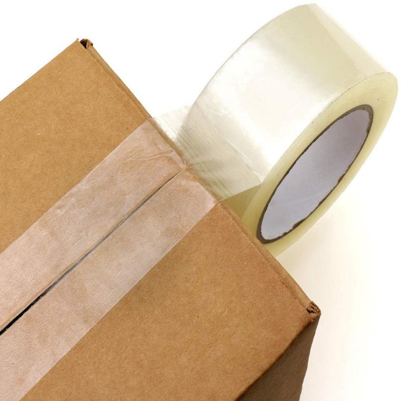 HD Clear Packaging Tape 36 ROLLS 2x110 Yards 1.8 Mil Heavy Duty tape Office Industrial Moving Sealing Shipping Adhesive image 7