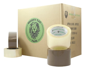 Clear Packing Tape, 3" x 110', 2.0 Mil, - Pkg Qty 24