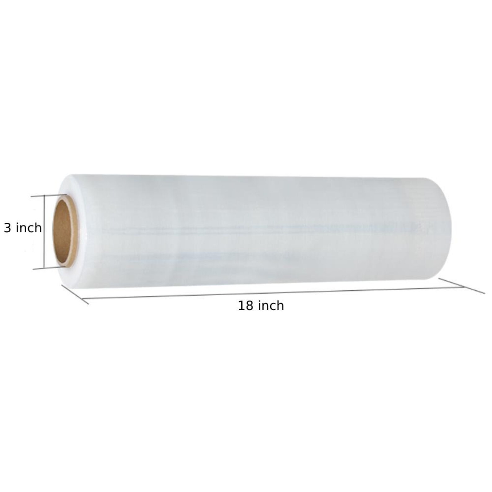 2 Rolls X 15" X 900 FT X Clear Heavy Duty Plastic Stretch Wrap - View #6