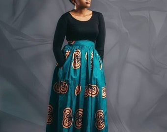 ankara long skirts