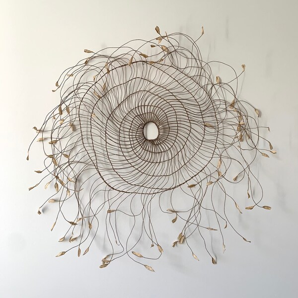 Spiral wall hanging