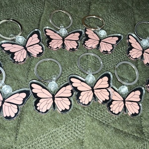 Butterfly Acrylic keychain