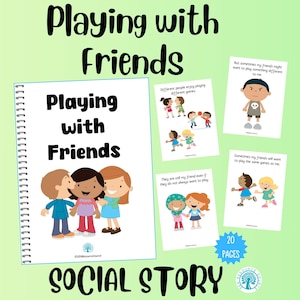 Playing with Friends Social Story