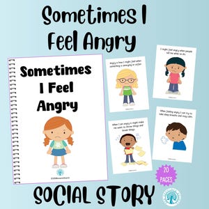 Sometimes I Feel Angry Social Story