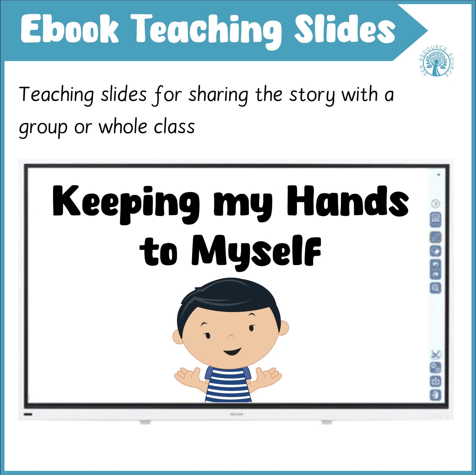 Keeping My Hands to Myself Social Story - Etsy