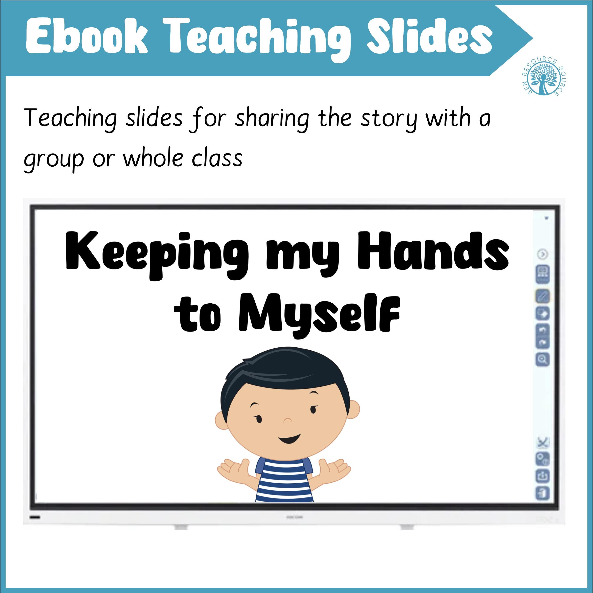 Keeping My Hands to Myself Social Story - Etsy