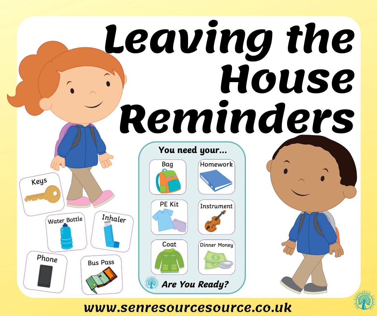 Leaving the House Reminders Etsy