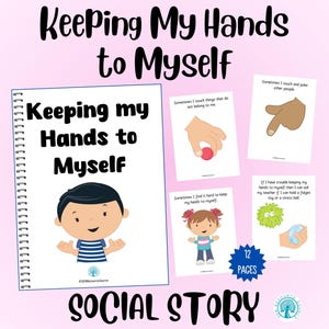 Keeping My Hands to Myself Social Story