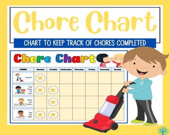 Kids Chore Chart: 3 Designs, 36 Aufgabenkarten