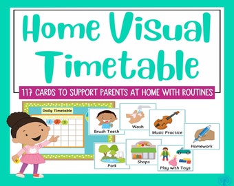Home Visual Timetable Cards