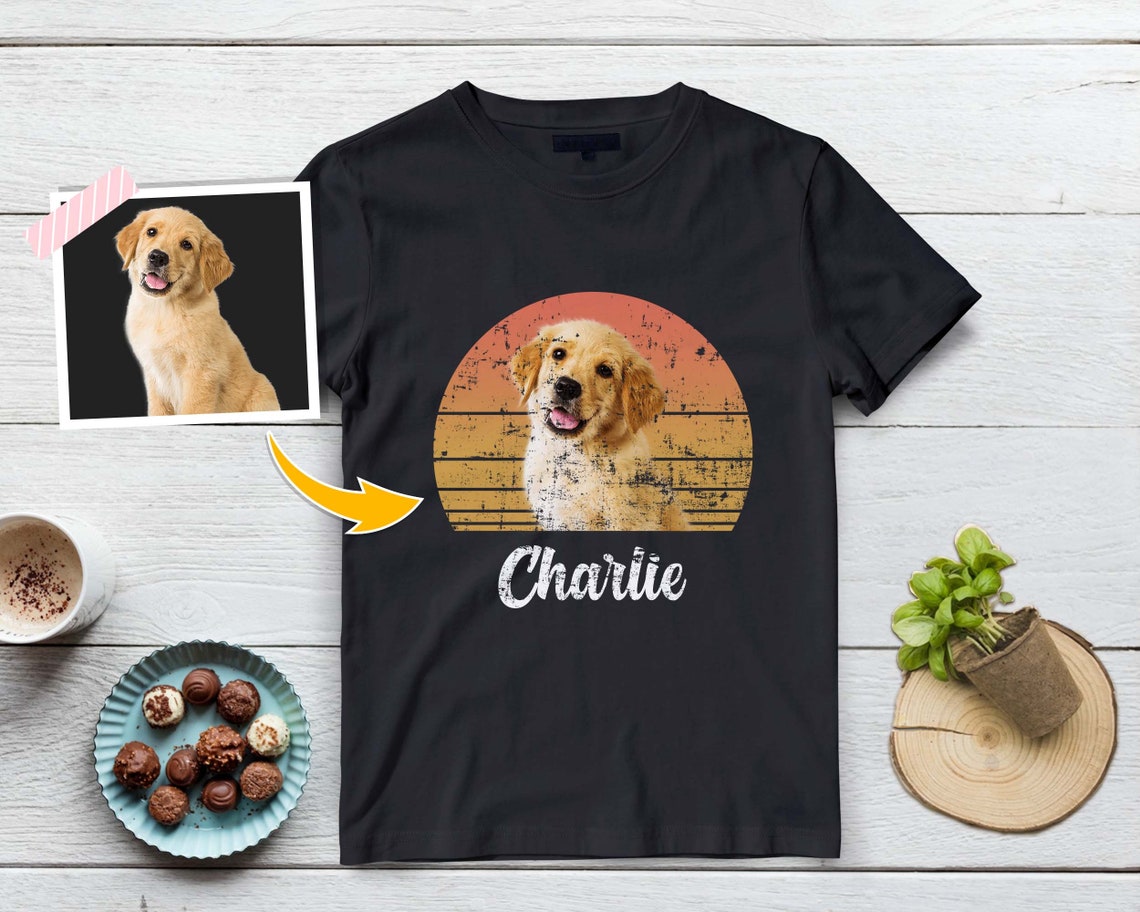 Custom Dog Vintage Shirt Custom Pet Shirt Dog Lover Gifts Etsy