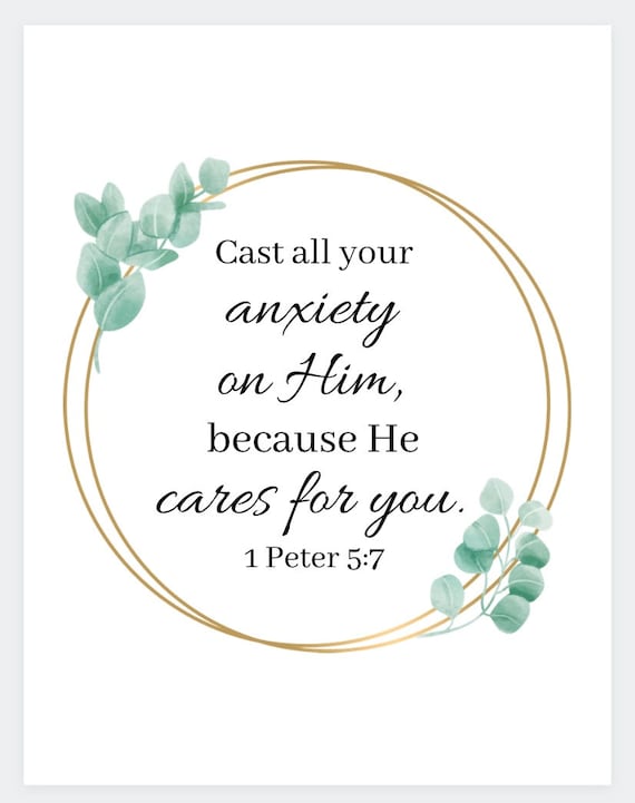 Cast all your anxiety on Him (Dove) {3D Poster} Cast all your anxiety on Him (Dove) {3D Poster}