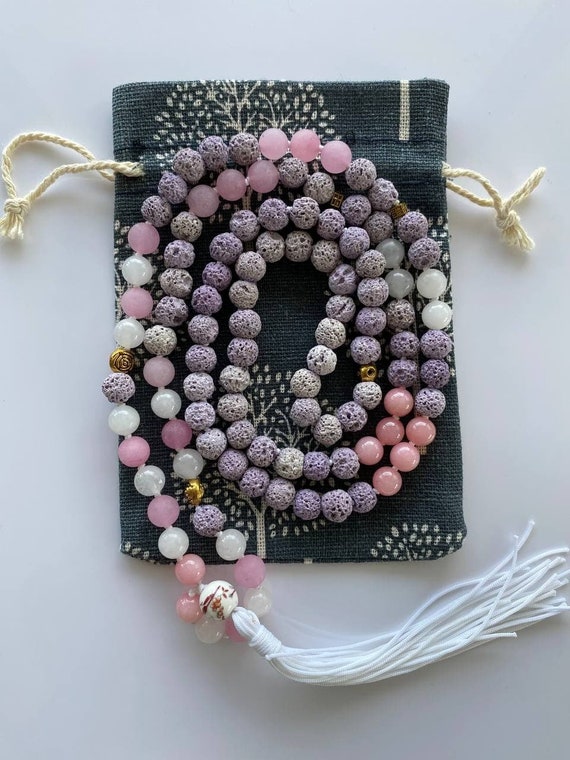 Calming moonstone mala cheap with 108 beads