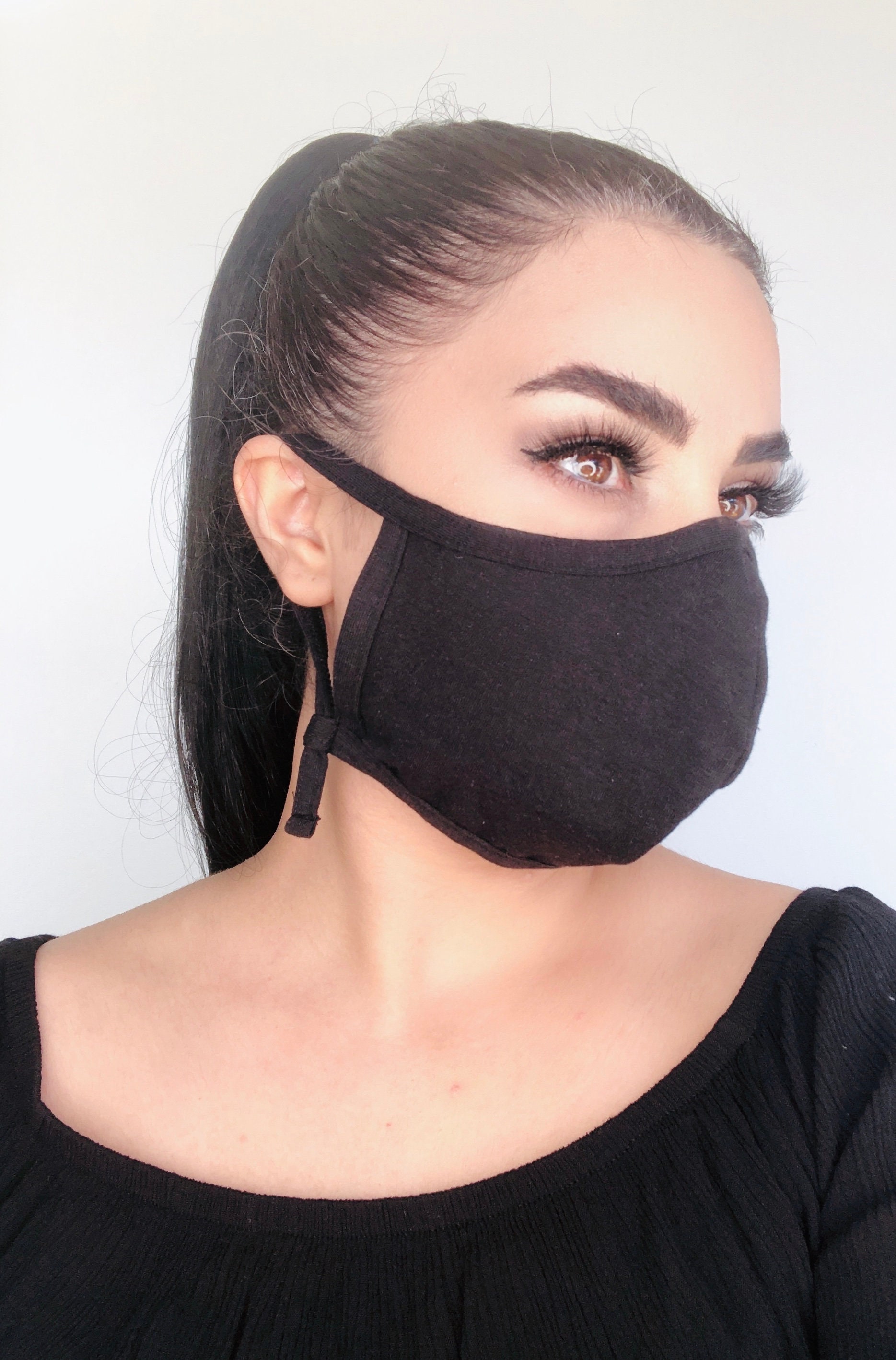 Super soft bamboo face mask bamboo cotton2 layers with Etsy