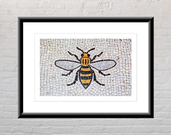 Manchester Bee / Worker Bee / Mosaic / Tiles / Fine Art / Photo / Print / Manchester Town Hall