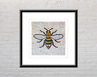 Manchester Bee / Worker Bee / Mosaic / Tiles / Fine Art / Photo / Print / Town Hall / Manchester