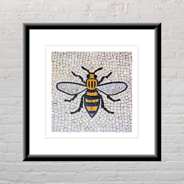 Manchester Bee / Worker Bee / Mosaic / Tiles / Fine Art / Photo / Print / Town Hall / Manchester