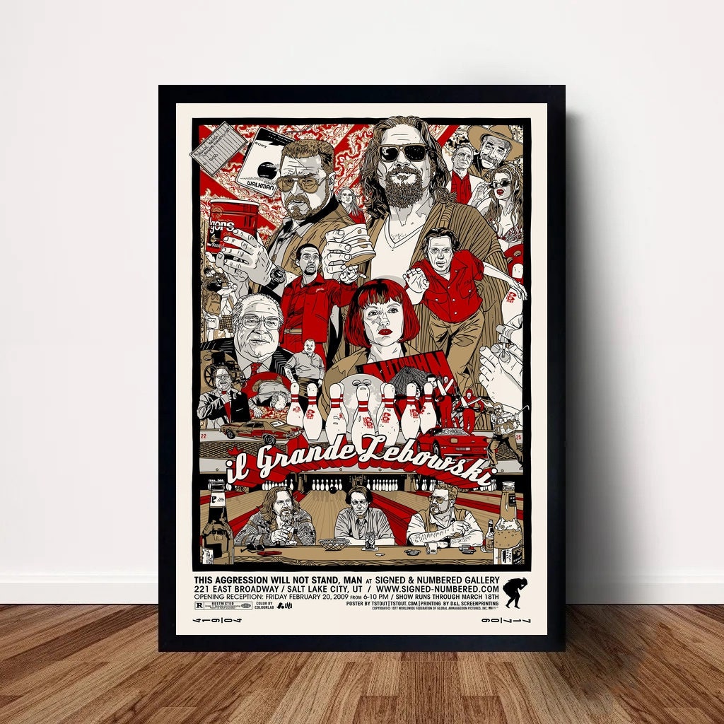 The Big Lebowski Movie Poster Canvas Wall Art Home Decor no Etsy