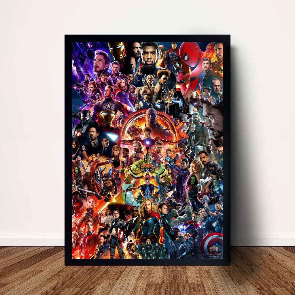 Discover Avengers Movie Superhero Avengers Movie Premium Matte Vertical Poster