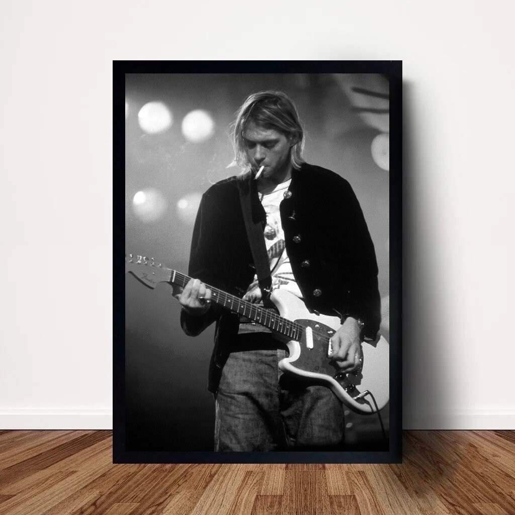 Discover Kurt Cobain Music Poster