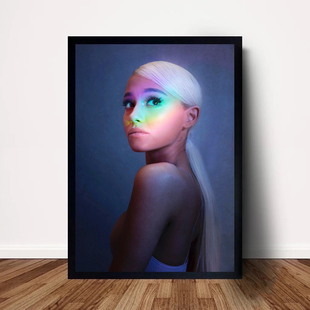  VCLUST Ariana Grande Poster Vintage Music Poster Art Decor  Painting Aesthetic Wall Art Canvas for Bedroom Decor 12x18inch(30x45cm)  Style: Posters & Prints