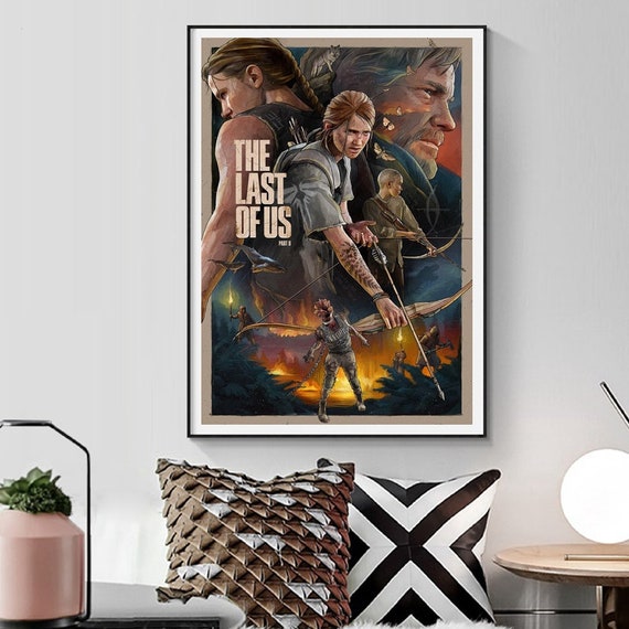 The Last of Us Game Poster Canvas Wall Art Home Decor no - Etsy
