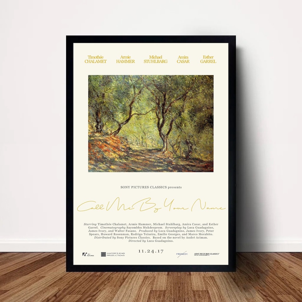 Call Me By Your Name Movie Poster sold by Don Smith | SKU 22188413 | 40