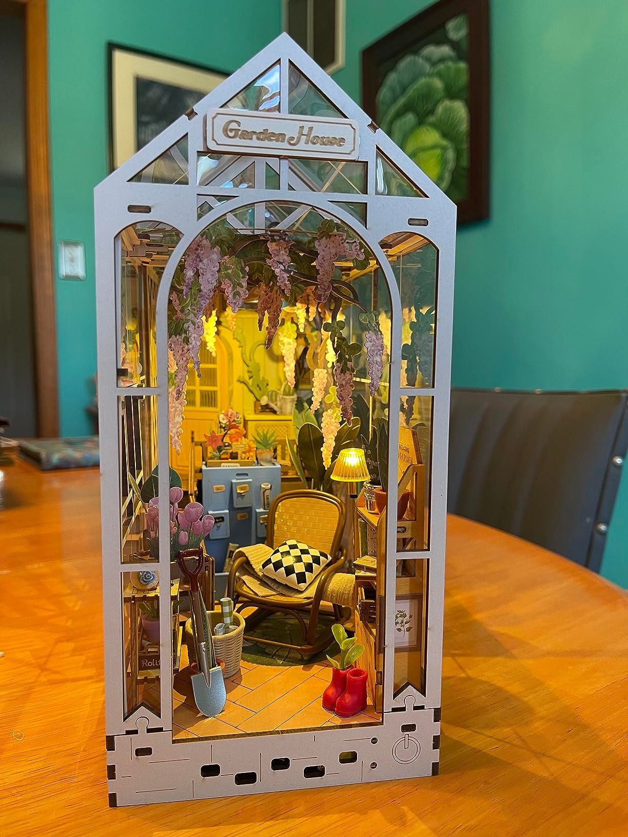 Book Nook Kit DIY, Miniature House With LED Light, Booknook Bookshelf ...
